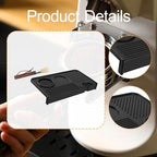 Coffee Tamper Mat Silicone Espresso Mat Non Slip Tamper Holder Heat Resistant Coffee Accessories Food Grade Bar Counter Home Use Suitable for - Image 2