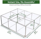 Heavy-Duty Acrylic Tea Bag Organizer, 6-Compartment Storage Box - Image 6