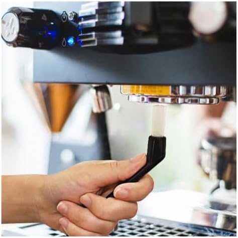 Coffee Cleaning Brush Plastic Handle for Espresso Machine Grinder - Image 2