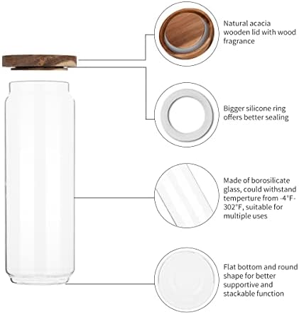 Glass Storage Jars 44 Oz 3 Pack - Image 5