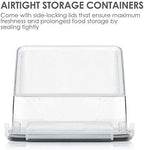 Vtopmart 3.6L Food Storage Containers, 4 PCS, Black - Image 6