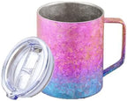 Pure Titanium Mug with Leak-Proof Lid 13.5 oz RT103T by RUNGEASINI