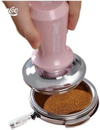 Compatible For Bincoo Coffee Press Hammer Stainless Steel Elastic Filling Powder Distributor Pink Press 51/58mm Coffee Machine Accessories(Pink-51mm) - Image 3