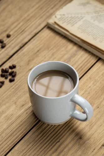 12 oz Coffee Mugs for 4 and 13oz Creamer with Handle - Image 5