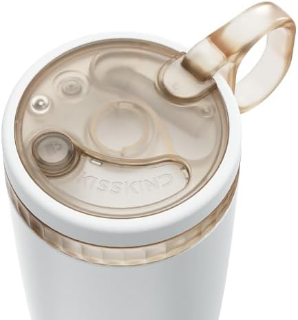 KISSKIND Leakproof Iced Coffee Tumbler 24 oz, Insulated Ceramic Lined Cup - Image 4