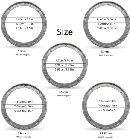 51/53/57.5/58/58.35mm Stainless Steel Intelligent Dosing Ring Brewing Bowl Coffee Powder Compatibility with Espresso Barista Funnel Portafilter(53MM) - Image 3