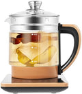 110V 1.8 L Electric Glass Kettle High-borosilicate Glass 800W Electric Kettles Temperature Control Tea Maker with 18 Smart Menu, Boil-Dry Protection for Tea Coffee Soup Boiled Egg by Unknown