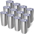 AIANJI 20oz Tumbler with Lid Stainless Steel Tumblers Insulated Mug SS 12P by AIANJI