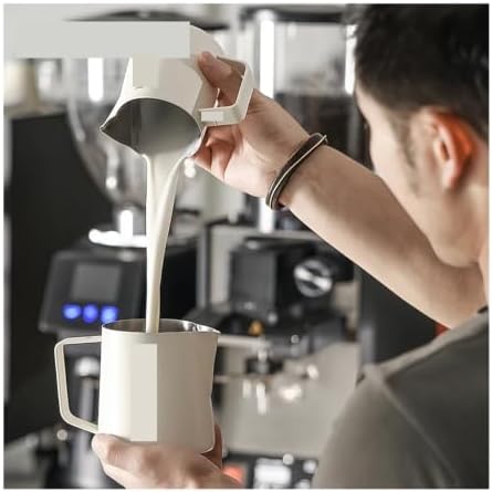 Classic Milk Frothing Pitcher 500ml Red Stainless Steel Steaming Pitchers Cappuccino/Latte Art Milk Cup Coffee Tool(600ml,Glossy) - Image 7
