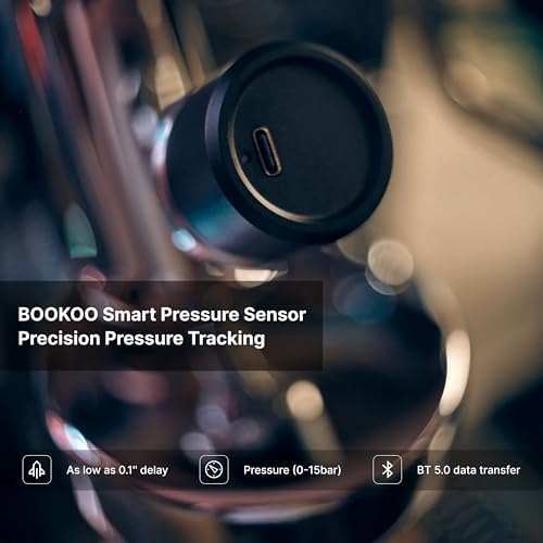 BOOKOO Themis Ultra Coffee Scale Bundle: Bluetooth Pressure Gauge + Coffee Scale + Carry Case (Case for Scale Only) | Real-Time Pressure/Flow/Weight Tracking | App Analytics - Image 6