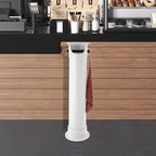 Knock Box for Coffee Grounds Commercial Floor Standing Knockbox with Removable Base Coffee Knock Box Commercial Coffee Grind Collection Dump Bin (White) - Image 2