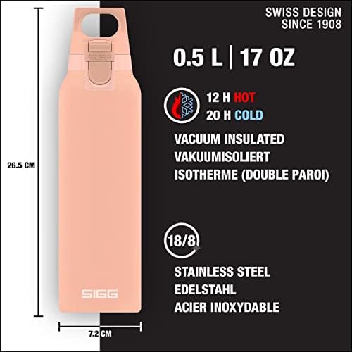 SIGG - Thermo Flask Hot & Cold ONE - Insulated Water Bottle - Tea Filter - Leakproof - BPA-Free - Stainless Steel - 17Oz - Image 2