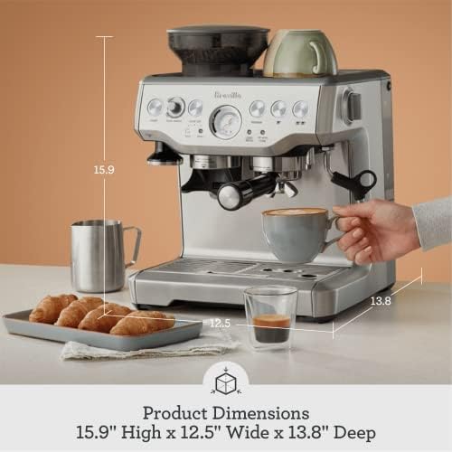 Breville BES870BSXL Barista Express Espresso Machine, Black Sesame - Image 3