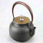 SGSG Japanese Tetsubin Tea Kettle Old Iron Pot Cast Iron Pot Iron Teapot 1200ml - Image 6