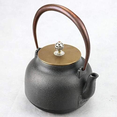SGSG Japanese Tetsubin Tea Kettle Old Iron Pot Cast Iron Pot Iron Teapot 1200ml - Image 6