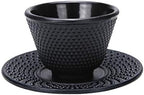 tetsubin workshop japanese cast iron kettle fitting Polka Dot Hobnail teacup and saucer - Image 2