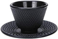 tetsubin workshop japanese cast iron kettle fitting Polka Dot Hobnail teacup and saucer by Unknown