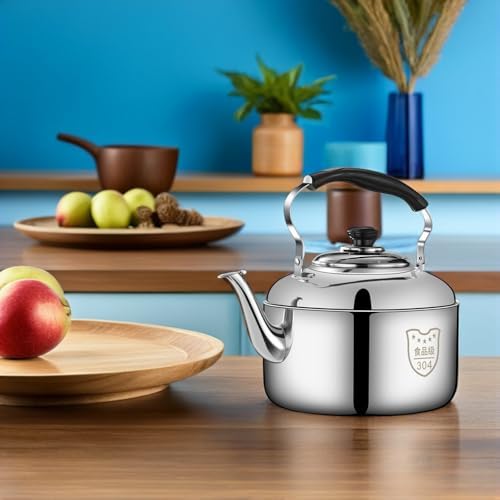 304 Stainless Steel Kettle Whistling Tea Kettle Large Capacity Household Water Heating Stove Top Pot for Coffee and Tea - Image 7