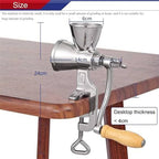 Manual Grain Grinder Hand Crank Grain Mill Stainless Steel Home Kitchen Grinding Tool for Coffee Corn Rice Soybean - Image 7