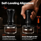 54mm 3-Spring Loaded Espresso Tamper - Self-Leveling fits Breville - Image 6