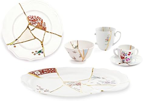 Kintsugi Coffee Cup & Saucer by SELETTI - Image 2
