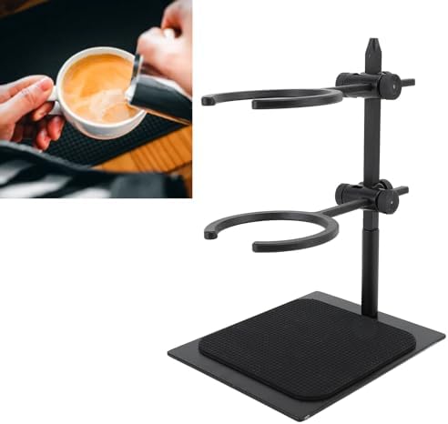 Rengue Pour Over Coffee Dripper Stand, Alloy Double Layer Coffee Maker Station with Glass Pot and Filter Cup for Home and Office Pour Over Dripper Stand, Aluminum Nan Kitchen - Image 6
