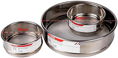 φ20×4.5cm 12 Mesh 304 Stainless Lab Sieves Economy Test Sieve 304 Stainless Steel Wire Cloth（1.6mm） - Image 6