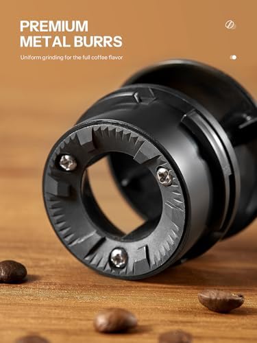 Electric Burr Coffee Grinder, Reemix Automatic Flat Burr Coffee - Image 3