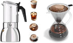 Coffee Gator 9 Cup Moka Pot Pour Over Coffee Maker 27oz by CoffeeGator