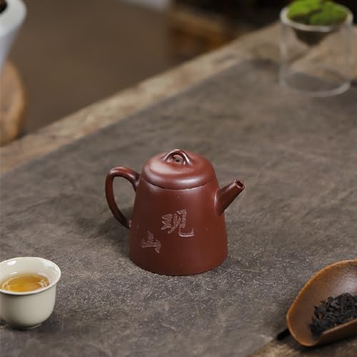 Tea Pots For Loose Tea Chinese Retro Classic Purple Clay Pot Home Office Teapot Retro Style Tea Set Suitable For Most Teas Tea Infuser Pot - Image 3
