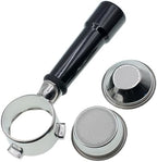 54mm Bottomless Portafilter + 2 Stainless Steel Filter Baskets - Replacement for Breville Barista Express, Pro, Touch, Bambino Plus, Infuser – Ergonomic Handle - Image 2