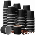 Yaomiao 200 Pcs 4 oz Disposable Espresso Coffee Cups, Black by Yaomiao