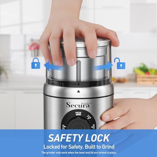 Secura Brands Electric Coffee and Spice Grinder - Image 3