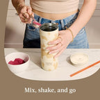 Contigo Streeterville 2.0 Insulated Stainless Steel Travel Tumbler with Flex Straw and AUTOCLOSE Lid, Reusable Iced Coffee Cup, 24oz, Oatlmilk - Image 5