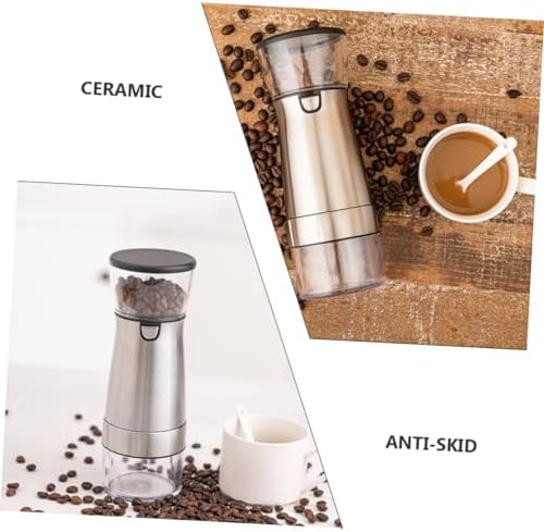 PRETYZOOM Coffee Grinder Electric Conical Burr Grinder Bean Mill Machine Ceramic Core Rechargeable - Image 5