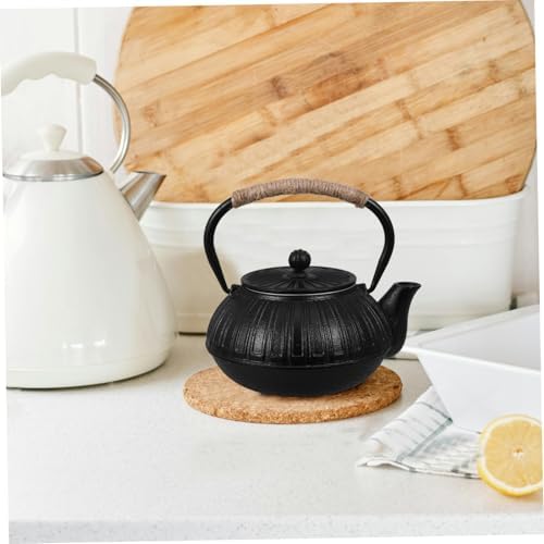 Cast Iron Teapot 600ml Japanese Style for Brewing Tea - Image 6
