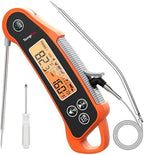 TempPro TempSwift 2 Probes Meat Thermometer Digital with 2 Display Channels by TempPro