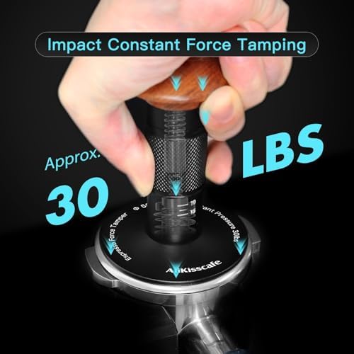 Calibrated Spring-Loaded Coffee Tamper with Constant Pressure, Adjustable 51mm 53.3mm 58.5mm Tamper Head, Compatible with DeLonghi, Breville and Other Espresso Machines - Image 7