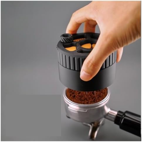 Coffee Distributor & Needle Stirrer, Planetary Spinning Gear Espresso Tool,Barista & Espresso Accessories(Standard black 58) - Image 2
