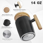Coffee Mug Warmer & Mug Set 2025, Heated Cup for Desk with Temperature Control and Smart Auto Shut Off, 14oz - Image 5
