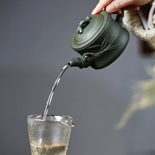 Tea Pots For Loose Tea Retro Purple Clay Pot Handmade Teapot Home Living Room Kung Fu Tea Set Office Desktop Teapot Tea Infuser Pot - Image 6