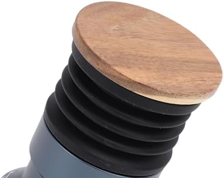 Coffee Grinder Single Dose Silicone Bellow Blower Single Dose Bean with Wood Lid for Coffee Grounds Aluminum Alloy Single Dose with Comfortable Handling - Image 7