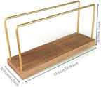 predolo Coffee Pour Manual Brew Stand Brass-Toned Pour over Coffee Stand Countertop for Home - Image 3