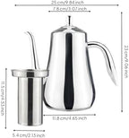 predolo Gooseneck Tea Kettle with Lid Controlled Stream Stainless Steel Pour Over Coffee Teapot with Strainer Stovetop for Kitchen, 1750ml - Image 7