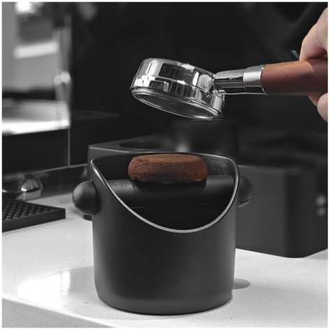 Coffee Knock Box, Anti-Slip Espresso Dump Bin with Removable Knock Bar - Image 3