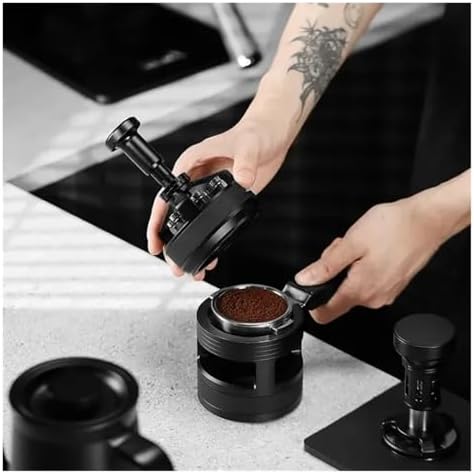 WDT Espresso Stirrer Compatible With MHW-3BOMBER 51/53/58mm Portafilter Distribution Tool Adjustable Depth With 6 Needles Coffee Accessories(58mm WDT) by Unknown