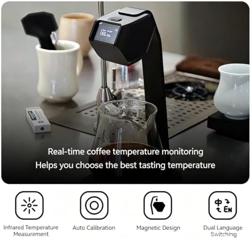 Coffee Temperature Meter, Magnetic Non-Contact Thermometer - Image 2