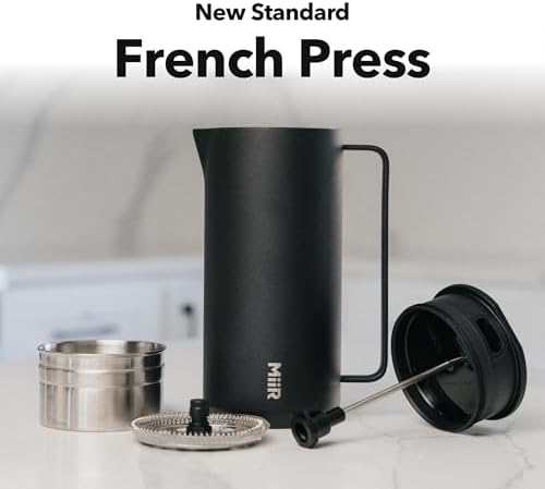 MiiR New Standard French Press - 33oz Stainless Steel Insulated French Press Coffee Maker - Image 2