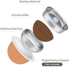 Refillable Coffee Capsule Reusable Stainless Steel Capsule Filter with Pod(Light Grey) - Image 5