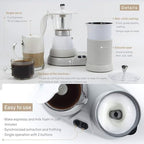 Smart Household Coffee Maker, With Milk Frother&Steamer, Electric Moka Pot&Milk Foaming Machine Dual Use, for Home & Office - Image 7